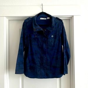 Kersh Navy Camouflage Utility Jacket